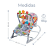 thumbnail image 2 of silla vibradora mecedora de bebe musical color gris, 2 of 4