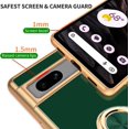 thumbnail image 3 of Compatible for Google Pixel 7a Case with Ring Holder Kickstand [with Magnetic] Soft TPU Shockproof Electroplated Protective Phone Case for Pixel 7a - Green, 3 of 12