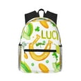 thumbnail image 2 of Goofa St Patrick's Day1 Print Casual Backpack for Women Men,Waterproof High School Bookbag,Lightweight Travel Daypack,Classic College Backpack,Laptob Backpack, 2 of 6