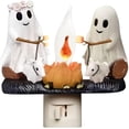 thumbnail image 3 of Luz de noche parpadeante con forma de fogata de fantasmas, luz de noche de Halloween con llama parpadeante de fogata de perro que camina fantasmas, luz de noche de Halloween con llama parpadeante de f, 3 of 7