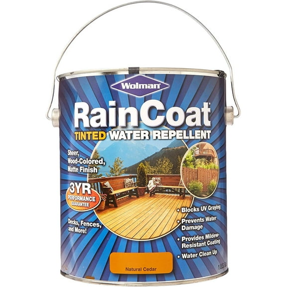 Rust-Oleum Cedar Wood Preservative 12356 - Semi-Transparent Exterior Stain - 1 Gal, Brown