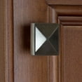 thumbnail image 4 of GlideRite 1-1/4 in. Classic Square Pyramid Cabinet Knobs, Satin Nickel, Pack of 25, 4 of 5