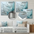 thumbnail image 4 of Designart "Shimmering Silver" Abstract Landscape Metal Wall Decor, 4 of 5