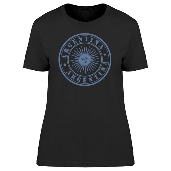 Argentina Flag Sun Stamp Tee Women's -Image by Shutterstock