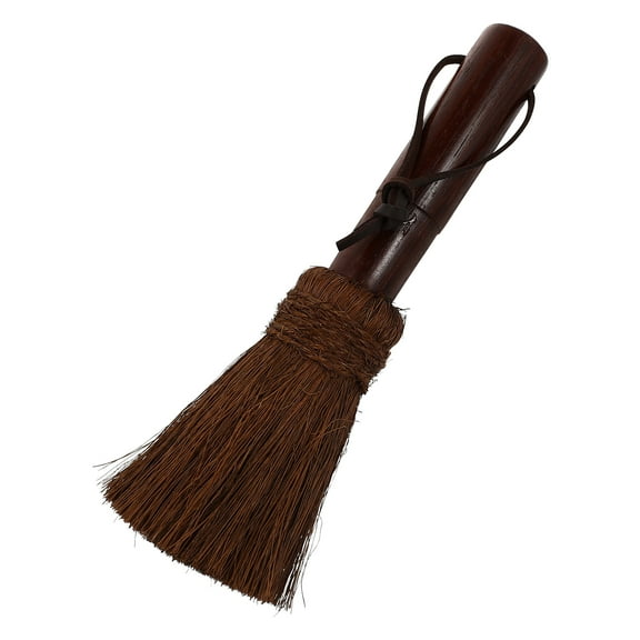 Palm Dishwasher Brush for Kitchen Use with Sturdy Non-Scratch Bristles 1 Pc Brown