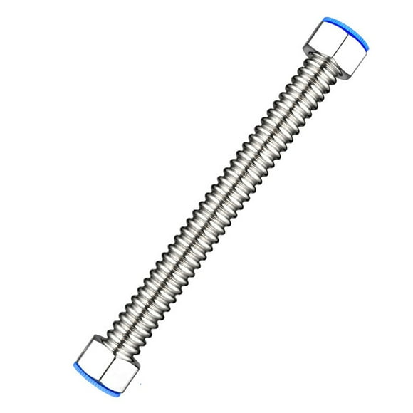 304 Stainless Steel Corrugated Supply Hose G1/2\\\" Plumbing Pipe Water Heater