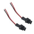 thumbnail image 2 of Socket Wires, Male Adapter Wiring Harness ABS Shell Low Transmission Loss Easy Installation  For T25 P27W For 3156 3456 4156 3357 3457 ANGGREK Bulb Socket Wire, 2 of 8