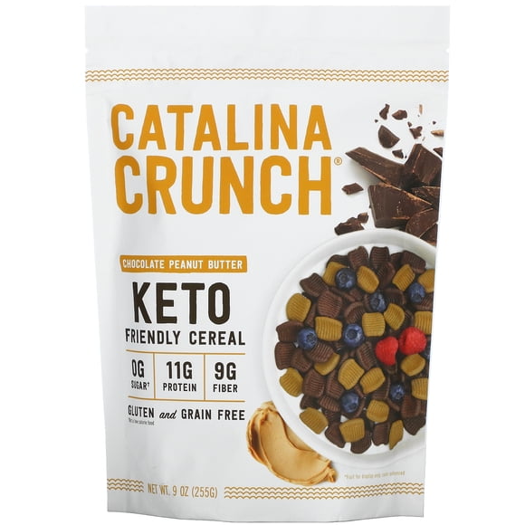Catalina Crunch , Céréales Compatibles Céto, Beurre d'Arachide au Chocolat, 9 oz (255 g)