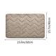 thumbnail image 3 of Tapete de Baño Lsx250102003 | Alfombra de Baño de Microfibra Suave y Absorbente con Base Antideslizante | Felpudo de Terciopelo Grueso y Cálido para Bañera, Lavabo, Baño Infantil, Suite de Invitados, 3 of 6