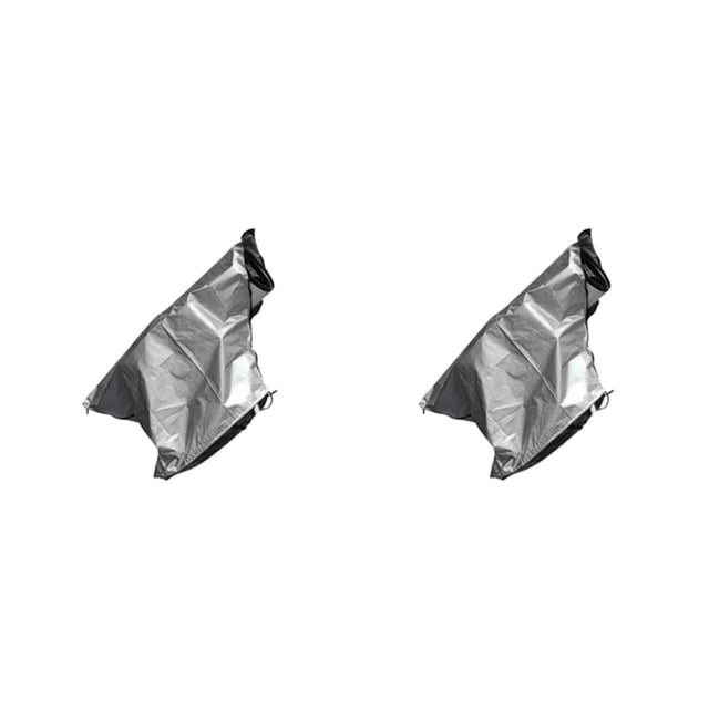 sweethay Cubierta antipolvo para telescopio astronómico, protección solar para exteriores, resistente a la lluvia, ligera, plegable, parasol 100*75 CM, plata 2Conjunto