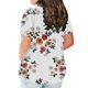 thumbnail image 4 of Fiudx Ofertas Relámpago Top de Manga Corta para Mujer, Informal, de Gran Tamaño, con Cuello Redondo, Sexy, con Estampado Degradado, para Verano, 4 of 6