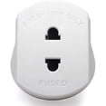 thumbnail image 5 of (2 Pack) Shaver Plug Adaptor Shaving Toothbrush Adapter Epilators Bathroom UK to 2 Pin 3 Tools & Hardware (White, Style 1,1A/ 250V), 5 of 9