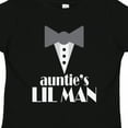 thumbnail image 4 of Inktastic Auntie Lil Man Tuxedo Front Boys Toddler T-Shirt, 4 of 5