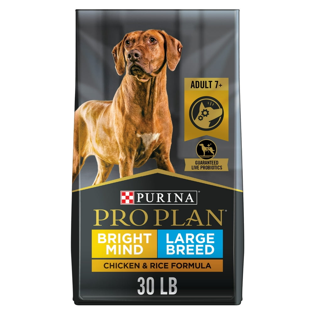 Purina Pro Plan Large Breed Senior Dog Food, Bright Mind 7+ Chicken
