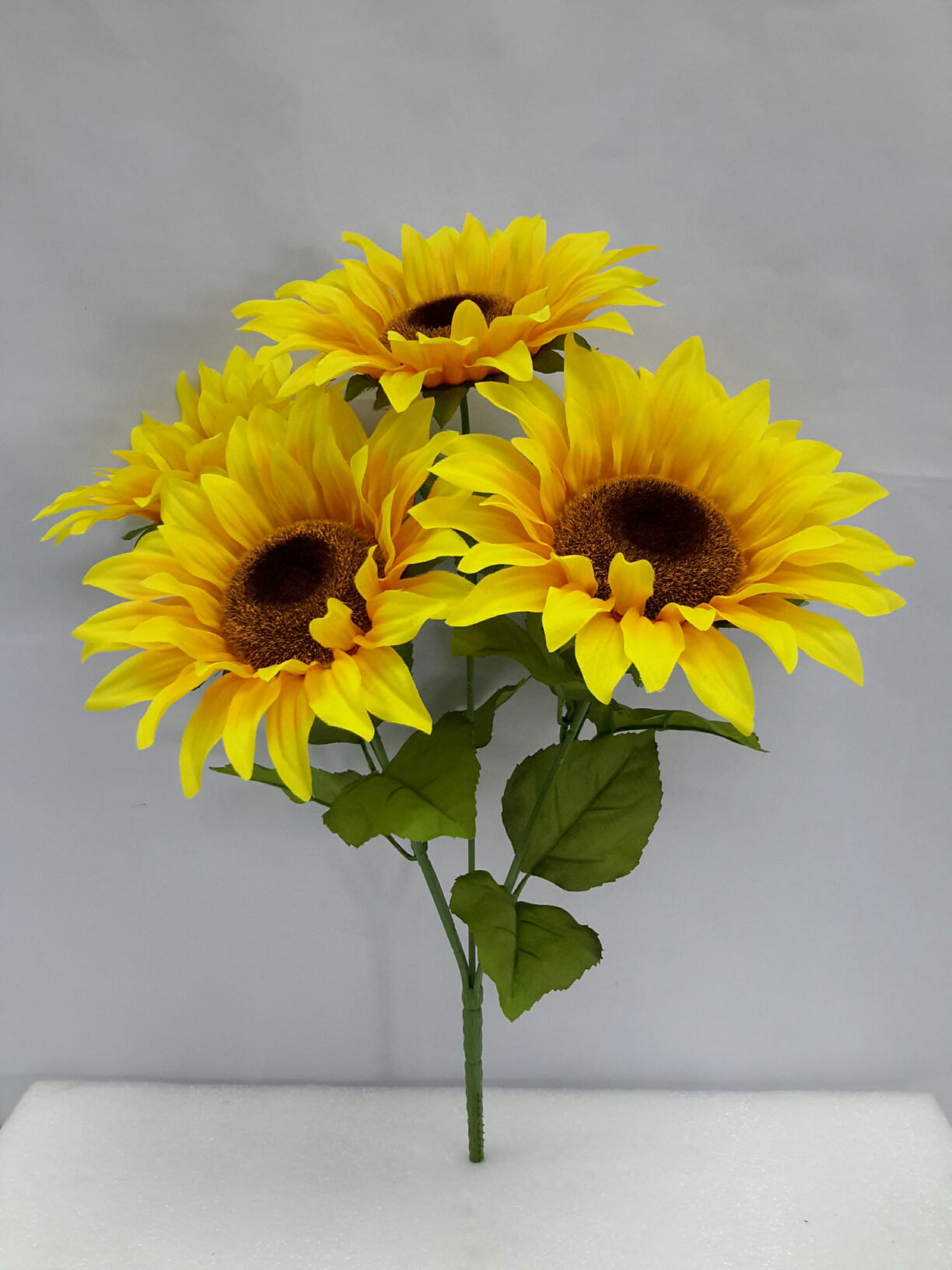 Fake Artificial 14 Heads Sunflower Flower Bouquet Floral Garden Home Decor 