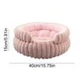 thumbnail image 3 of Winter Plushs Round Cats Bed Suitable for Cats and Small Dogs Round Fluffys Pet Bed Pet Nesst Comfortable Soft and Warm, 3 of 6