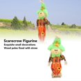 thumbnail image 3 of Scarecrow Figurine, Fall Decoration, Thanksgiving Scarecrow for Garden Protection, 60cm Height, Men's Pants, Standing Style, 3 of 4