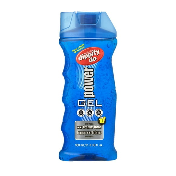 dippity-do POWER Hair Gel – Long-lasting Durable Style & Sweat Resistance – Extreme Hold – Level 10+, 350ml