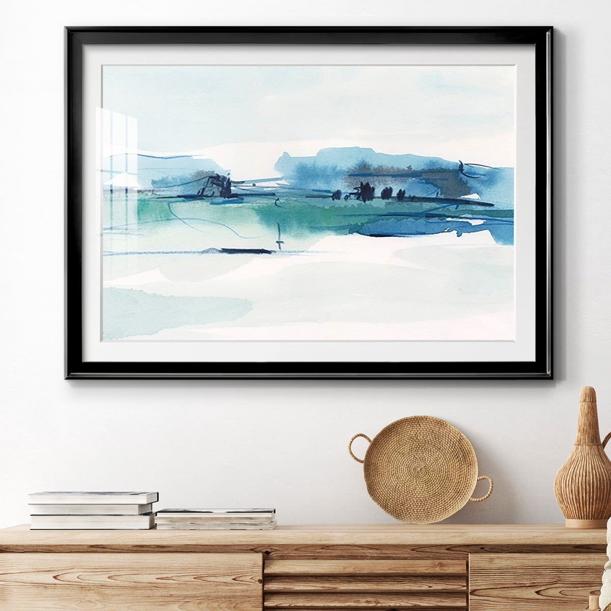 Ultramarine Vista II Premium Framed Print - Ready to Hang
