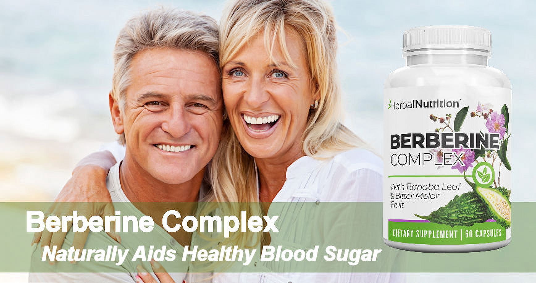 Three Pack - Berberine Complex 1250mg with Berberine HCL, Bitter Melon Extract and Banaba Leaf, Supports Glucose Metabolism, Immune Health & Weight Management