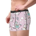 thumbnail image 4 of Naloa Llama Unicorn and Rainbow Print Mens Underwear - Boxers for Men, Classic Briefs for Men, 4 of 9