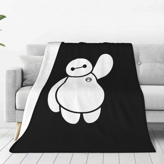 Baymax-1 (14) Super Cozy Plush Lightweight Soft Plush Flannel Fleece Blanket Gifts