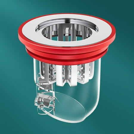 

Alexsix Shower Floor Drain Backflow Preventer Anti-Blocking One-Way Drain Plug with 3 Adapter Rings Kitchen Drains & Strainers