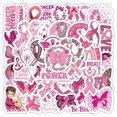thumbnail image 1 of Calcomanías de vinilo para concienciar sobre el cáncer de mama, 50 unidades, 1 of 2