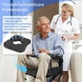 thumbnail image 5 of Gel Wheelchair Cushions for BedSores Prevention,Bed Sore Pad Cushion for Butt - Pain Relief for Long Sitting & Relieve Sciatica, Back, Tailbone, Pressure Sore and Ulcer Pain for Pregnant and Elderly, 5 of 9