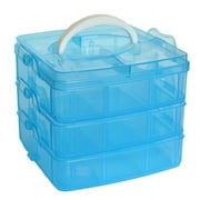 Clearance! Ikeay Storage Bag,Case Plastic Tool Organizer Box Beads Clear Jewellery Craft Storage Housekeeping Organizers