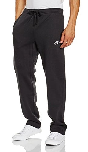 Nike mens open hem fleece pocket sweatpants Clearance
