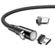 thumbnail image 1 of Methold Cable de carga 2 en 1 con conectores magnéticos 5V / 2A Cable de carga micro USB tipo C 90 grados de flexión Potente anti-rotura Teléfono y Comunicación, 1 of 1