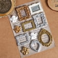 12Pcs Small Picture Frame Small Antique Resin Photo Frame Oval ...