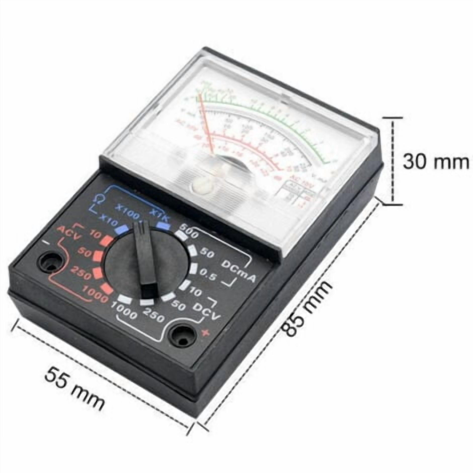 Analog Multimeter Electric Voltimeter Continuity Tester YX 1000A AC DC