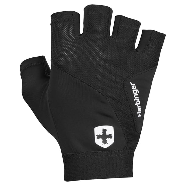 Guantes de levantamiento de pesas Harbinger Flexfit 2.0 para adultos, color negro