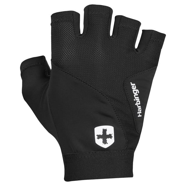 Guantes de levantamiento de pesas Harbinger Flexfit 2.0 para adultos, color negro