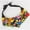 color3, variant on Ankara African Handmade Ankara Button Bib Necklace Neckpiece Choker Necklaces for Women