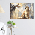 thumbnail image 3 of Lotusprinthandmade Jesus Golden Retriever Memorial Poster 16" x 24", 3 of 5