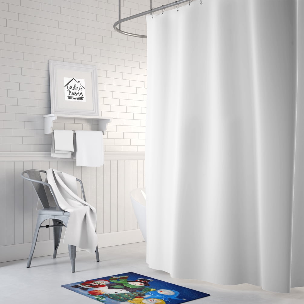 The Family Gathering Snowman Machine Washable Memory Foam Mat
