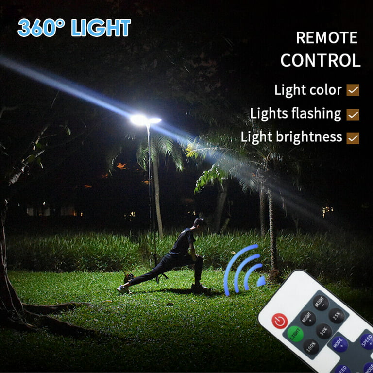 800W LED Camping Light with Telescopic Lamp Post COB Remote Control Rechargeable  Outdoor Lamp, 360°Lighting Portable Camping Light 