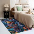 thumbnail image 3 of 5x7 Area Rug Beaver Rugs, Colorful Animal Carpet for Living Room Bedroom Wildlife Patterned Indoor Home Decor, Non Slip Soft & Low Pile Large Washable Rug ZH&294, 3 of 7
