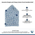 thumbnail image 4 of Ascentix Simple and Classy Cotton Foral Handkerchief, 4 of 4