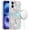 Floral B, variant on For iPhone 16 6.1 inch Magnetic Double Layer IMD Design Case - Floral B