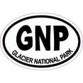 thumbnail image 2 of 3 x 2 Oval GNP Glacier National Park Sticker Travel Decal Hobby Stickers, 2 of 2