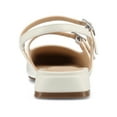 thumbnail image 4 of Journee Womens Gretchenn Multi Strap Square Toe Mary Jane Flats, 4 of 11