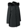 thumbnail image 4 of FALEXO Women's Winter Warm Faux Fur Collar Hooded Long Coat Jacket Parka Outwear Coat, 4 of 7