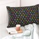 thumbnail image 4 of Fotbe Colorful Paw Funda de Almohada Decorativa Estilo Occidental, Lujo en Algodón, Fundas para Almohadas King, Cojín Estampado para Decoración del Hogar-16"x24", 4 of 6