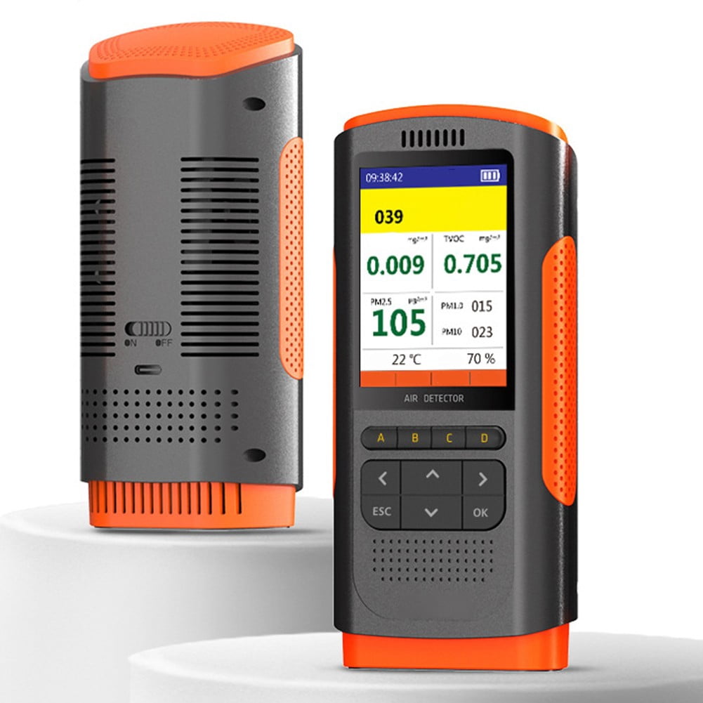 RANMEI Compact Air Pollution Meter With Lcd Display For Indoor Air Quality Check