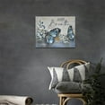 thumbnail image 6 of Farmhouse Blue Butterfly Flower Decor Wall Art Vintage Rustic Country Butterfly Just Breathe Pictures Wall Decor Canvas Painting Prints Artwork Home Decorations Framed for Bathroom Bedroom 16"x12", 6 of 6