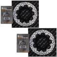 thumbnail image 3 of Niche Front Brake Rotor Pad Kit for Suzuki 59100-29850 59302-33880 Motorcycle MK1007066, 3 of 8